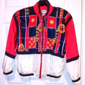 Vintage Lavon nautical nylon jacket S